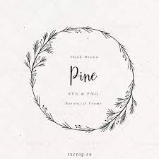 Pine Wreath Svg Christmas Wreath Clipart Holly Laurel Frame Etsy In 2021 Christmas Wreath Clipart Pine Wreath Wreath Drawing