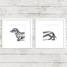 Black And White Dachshund Print Dachshund Dog Print Dachshund Wiener Dog Art Modern Home Decor Wall Art Print Minimalist Dog Lover Art Unique Black And Whi Dog Lovers Art Wiener Dog Dog Art