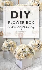 Simple And Elegant Diy Wedding Decor By Erin Elizabeth Flower Centerpieces Wedding Wedding Floral Centerpieces Wedding Centerpieces Diy