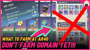 Don T Farm Artifact Domains What To Farm At Ar 40 In Genshin Impact Youtube
