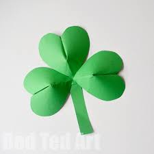 Shamrock rosettes now manufacture 100% repurposed cotton. 3d Paper Shamrocks For St Patrick S Day Red Ted Art Make Crafting With Kids Easy Fun