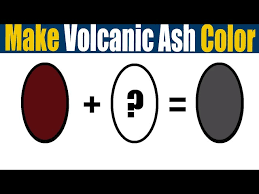 Color Mixing To Make Volcanic Ash