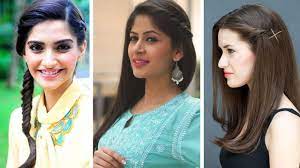 Top 40 Kurti Hairstyle Ideas Simple And New Hairstyles To Try With Kurtis And Salwar Suits Youtube