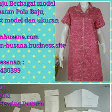 Cara lukis pola & potong kain baju kurung moden longgar. Berbagai Kumpulan Pola Baju Daster Payung