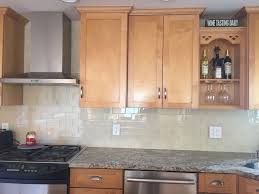 cream glass subway tile simple