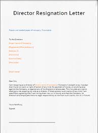 Director Resignation Letter Lawbite