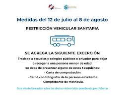 La restricción vehicular sanitaria del 26 de julio al 8 de agosto del 2021 regirá con la modalidad en la que dos placas no podrán circular un día entre semana en todo costa rica. Conozca Como Funcionara La Restriccion Vehicular En Las Proximas Semanas Amprensa Com