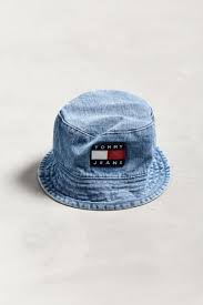 Tommy Jeans 90s Sailing Denim Bucket Hat In 2021 Denim Bucket Hat Tommy Jeans Outfits With Hats