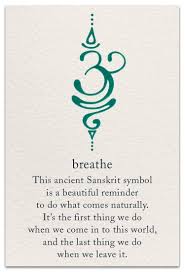 Sanskrit Symbol Breathe In 2020 Sanskrit Symbols Om Tattoo Create Greeting Cards