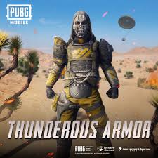 Pubg Mobile On Twitter Bring The Pain To Your Enemies And Crush All Before You The Thunderous Armor Set Is Here For A Limited Time In Classic Crates Get Yours Today Https T Co Rxqykxvmdm