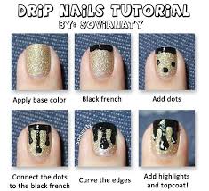Diy Nail Art Designs Simple And Easy Teal Nail Ideas For Beginners Nail Art Designs Diy Drip Nails Nail Art Diy