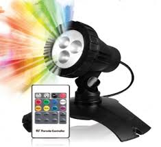 Submersible Color Changing Led Pond And Waterfall Light With Remote
