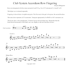 Musicians Guide To The Club System Button Accordion Layout