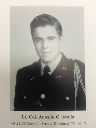 President ronald reagan nominated scalia at the same time. Xavier High School Posts Yearbook Photo Of 1953 Graduate Antonin Scalia Abc7 New York