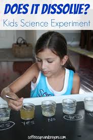 Does It Dissolve Kids Science Experiment Science Experiments Kids Science For Kids Cool Science Experiments
