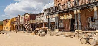Detail Of An Old Far West Village Stock Photo Picture And Royalty Free Image Image 33325028 Photography Backdrops House In The Woods Western Town