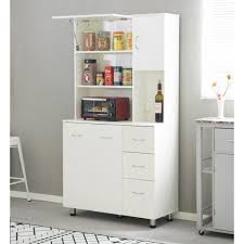 Basicwise White Kitchen Pantry Storage Cabinet With Doors And Shelves Qi003729l The Home Depot In 2020 Kitchen Pantry Storage Cabinet Pantry Storage Cabinet Kitchen Pantry Storage