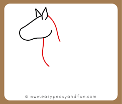 Find the perfect horse drawing stock photos and editorial news pictures from getty images. How To Draw A Horse Step By Step Tutorial For Kids Cartooning Easy Peasy And Fun