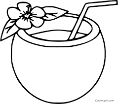 8 Free Printable Coconut Coloring Pages In Vector Format Easy To Print From Any Device And Automaticall In 2020 Fruit Coloring Pages Coloring Pages Tree Coloring Page
