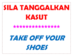 Sila tanggalkan kasut sebelum masuk rumah kita. Doc Sila Tanggalkan Kasut Shafiqah Fauzi Academia Edu