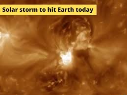 A solar storm is a any activity on the sun's surface which produces solar flares or coronal mass ejections. Solar Storms A Strong Solar Storm To Hit Earth Today Intense Display Of Northern Lights Expected Trending Viral News