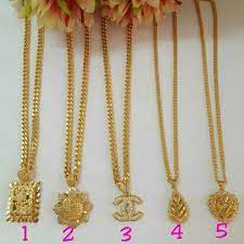 Nikmati pengalaman membeli belah barang kemas 916 secara atas talian. Cop 916 Ori Je De 18kgp Emas Korea Rantai Leher Necklace Gold Plated Shopee Singapore
