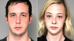 Hayden Catt and Abby Catt were just 20 and 18 years old respectively when they went on their first bank heist with their father in August 2012. - HT_hayden_scott_abigail_nicole_mugs_sk_131205_16x9_992