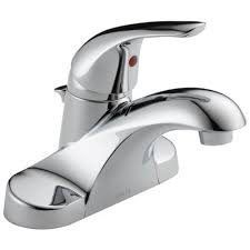 delta foundations chrome 1 handle 4 in