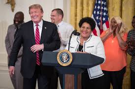 Alice marie johnson (born may 30, 1955) is an american criminal justice reform advocate and former federal prisoner. What It S Like To Be The Face Of Trump S Super Bowl Ad The New York Times