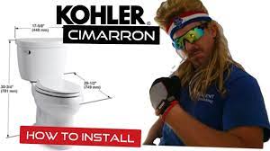 Maybe you would like to learn more about one of these? How To Install A Kohler Cimarron 2 Piece Elongated Toilet Youtube