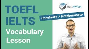 Harold has dominance over his brother because he was the king's just my opinion: Toefl Writing Essential Words Part 6 Dominate And Predominate