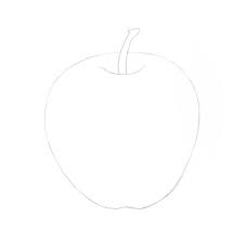 Apple drawing step by step. How To Draw An Apple