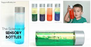 I then gathered my materials, which included vegetable oil, glitter, food coloring, water, and electrical tape. Exploring Liquid Density With Sensory Bottles Free Printable Buggy And Buddy