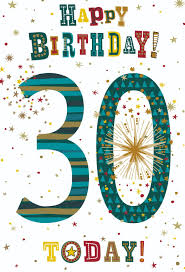 Our unique birthday gifts for men help him walk into the next phase of his life with style. 30th Birthday Cards For Him Happy Birthday Balloons Birthday Card 30th Birthday Cards 30th Card For Brother Son Grandson Brother In Law