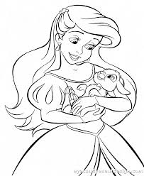 Arielle Ausmalbilder Disney Prinzessinnen Zum Ausmalen