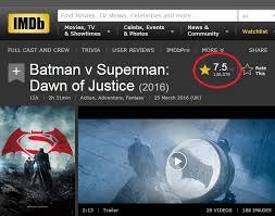 Criminal mastermind lex luthor, founder of lexcorp group manipulates batman into battle with superman. Batman V Superman Imdb Rating Batman V Superman Dawn Of Justice Know Your Meme