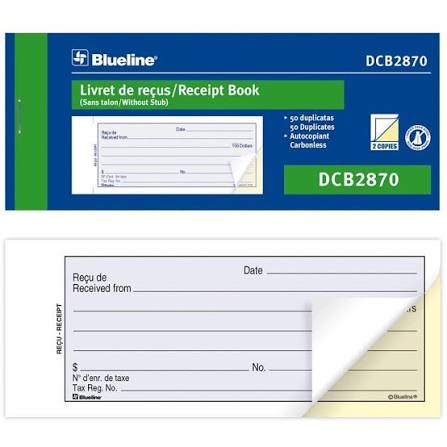 Receipt Book Plain (Local)