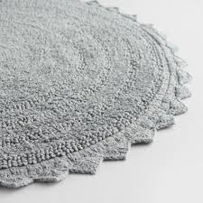 Frost Gray Round Bath Mat World Market Round Bath Mats Bath Rugs Round Bathroom Rugs