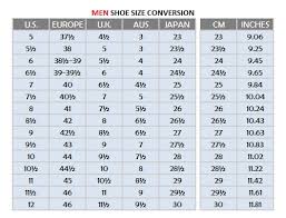 8 Wide Shoe Size Chart Ambrose Wilson The Ladies Clothing