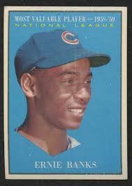 Expand set name card nbr card description total qty low price; 1961 Topps 485 Ernie Banks Chicago Cubs Baseball Card Sports Memorabilia Fan Shop Sports Cards Baseball Trading Cards Romeinformation It