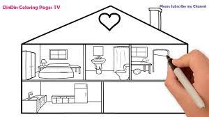 Wie sie ihr badezimmer dauerhaft wasserdicht machen, erfahren sie in unserer anleitung. Wie Zeichnet Man Mama Und Papas Schlafzimmer Badezimmer Esszimmer Waschraum Fur Kinder Youtube