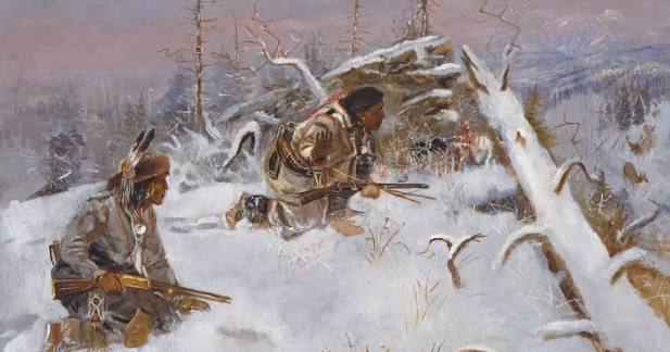 Crow Indians Hunting Elk | Amon Carter Museum of American Art