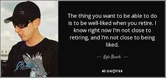 The #54 of kyle busch has been disqualified for failing heights in the left rear. Quotes By Kyle Busch A Z Quotes