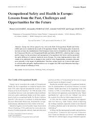 Information and translations of national institute for occupational safety and health (u.s.) in the most comprehensive dictionary definitions resource on the an institute of the centers for disease control and prevention which is responsible for assuring safe and healthful working. Pdf Occupational Safety And Health In Europe Lessons From The Past Challenges And Opportunities For The Future