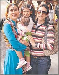 Karisma With Her Daughter Samiera And Sister Kareena Bollywood Stars Bollywood Celebrity Moms