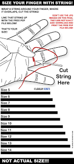 Ring Sizing Chart This Is My Favorite And The Best Way To Tell What Size Your Ring Is It S Simp Printable Ring Size Chart Ring Sizes Chart Bracelet Size Chart