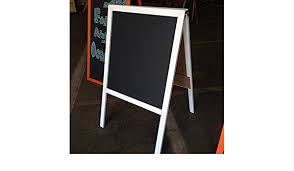 Create sign graphics or upload any file to custom produce any type of sign for your business, shipped fast by esigns Amazon Com Sidewalk Display Sign Announcement Board 39 X 24 Black Chalkboard White Wood Frame Double Sided Bridal Boutique Wedding Banquet Office Products