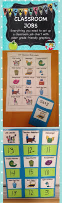 Classroom Jobs For Students Older Grade Friendly Graphics Customizable And Two Different Ways To Make The Jo Classroom Jobs Classroom Job Chart Student Jobs