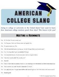Who's who in british history College Students In The Usa Use Many Idioms And Slang Terms Get Ready For Life In Campus With This Lesson Download The Full Mini Lesson From The L Auslandsjahr