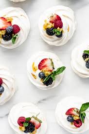 Mini Pavlovas With Coconut Whipped Cream Recipe Coconut Recipes Recipes With Coconut Cream Pavlova